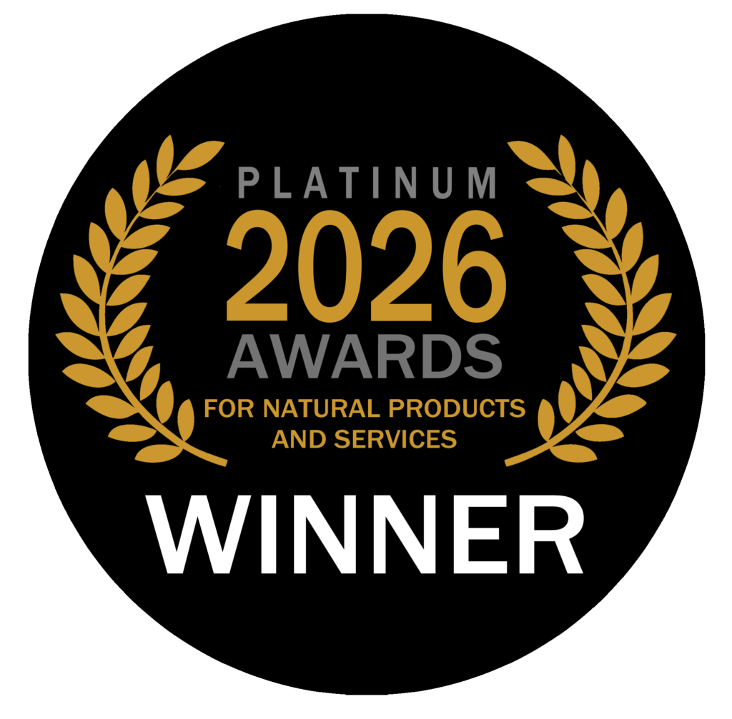 2026 Platinum Award crest, The Natural Products Platinum Award